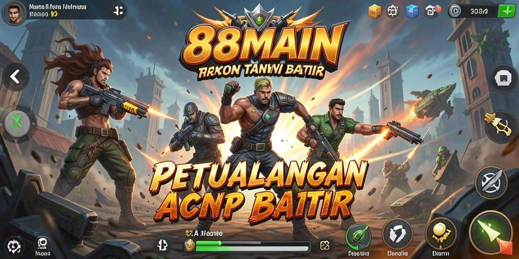 Tampilan gameplay mendebarkan dari 88MAIN dengan aksi yang intens.