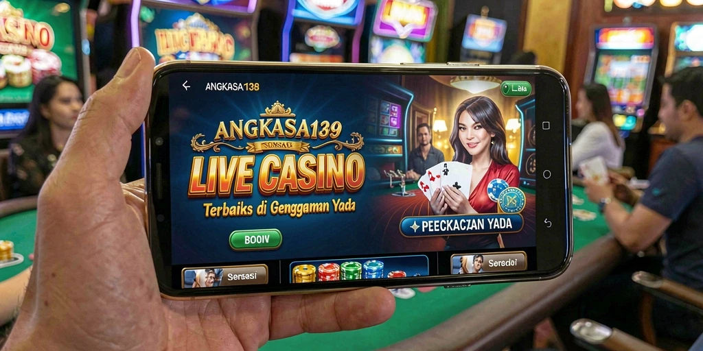 Tampilan gameplay Live Casino yang menarik dan interaktif.