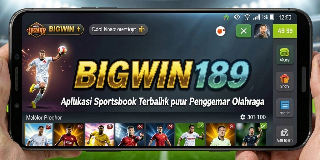 Tampilan gameplay <strong>BIGWIN189</strong> dengan berbagai opsi taruhan olahraga.