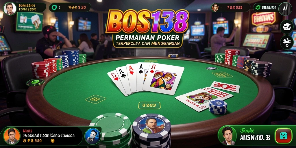 Screenshot utama BOS138 menampilkan gameplay seru Poker yang mengasyikkan.