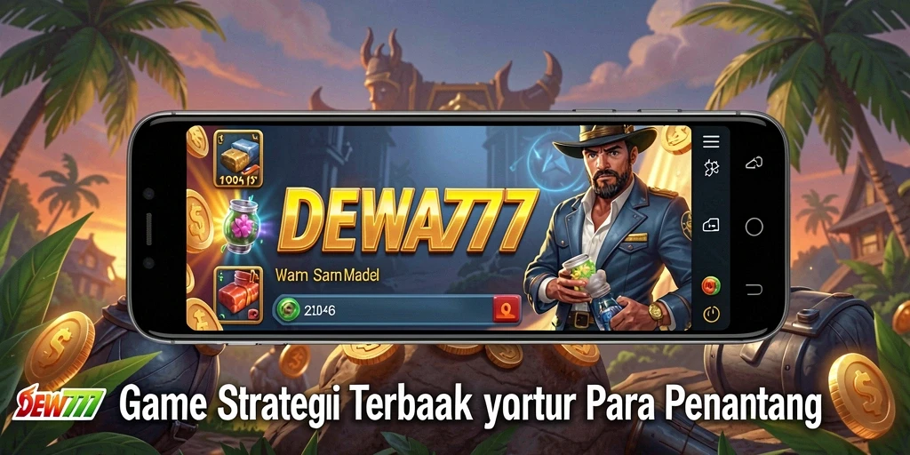 Tampilan gameplay menarik dari DEWA777 menampilkan pertempuran strategi.