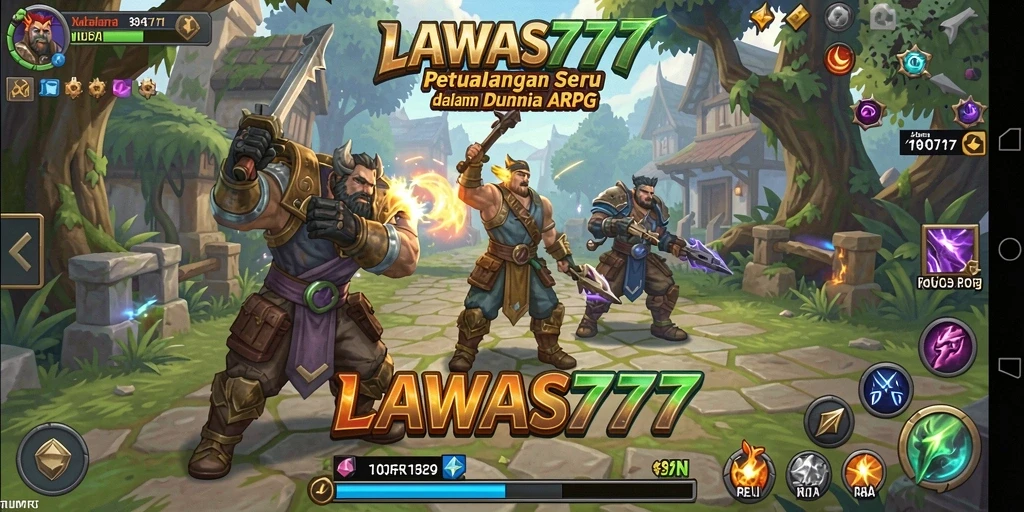 Tangkapan layar menunjukkan aksi seru dalam permainan ARPG.