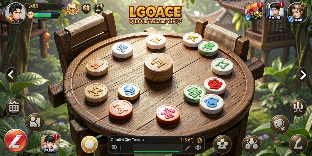 Gameplay seru LGOACE, permainan QiuQiu yang mendebarkan.
