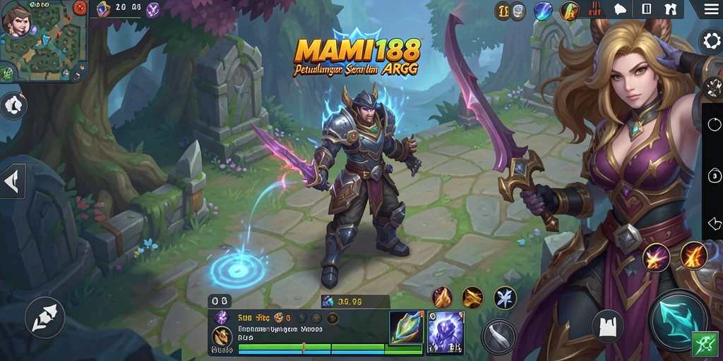 Tampilan gameplay menawan dalam petualangan ARPG MAMI188.