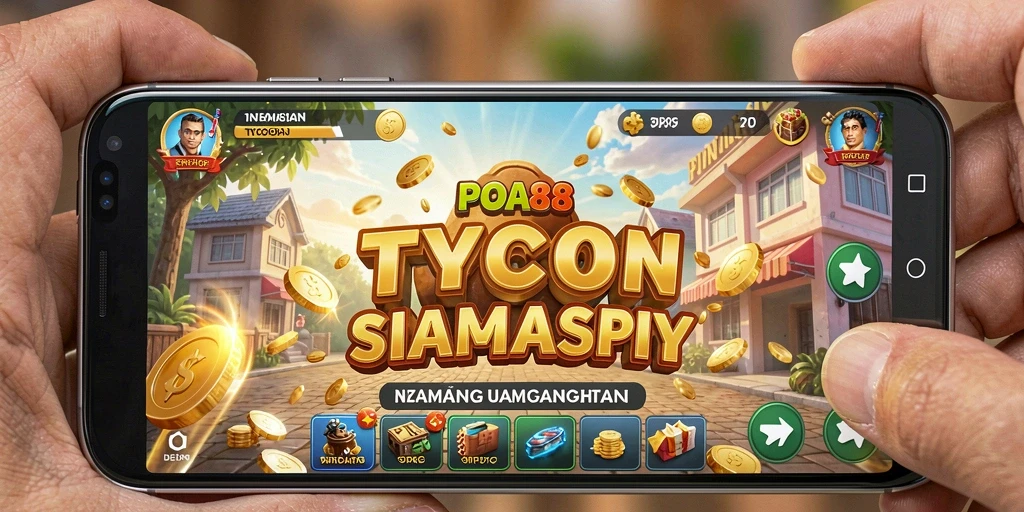 Tampilan gameplay POA88 yang menarik dalam dunia Tycoon.