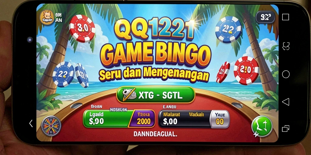 Tampilan menarik dari gameplay Bingo di QQ1221.