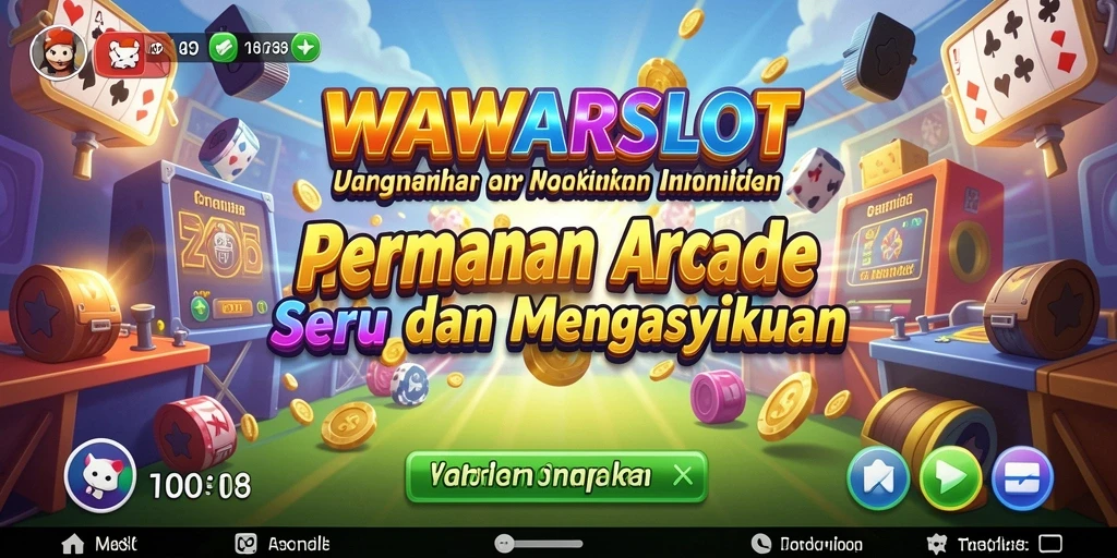 Tampilan gameplay menarik dari WAWARSLOT dengan aksi arcade yang seru.